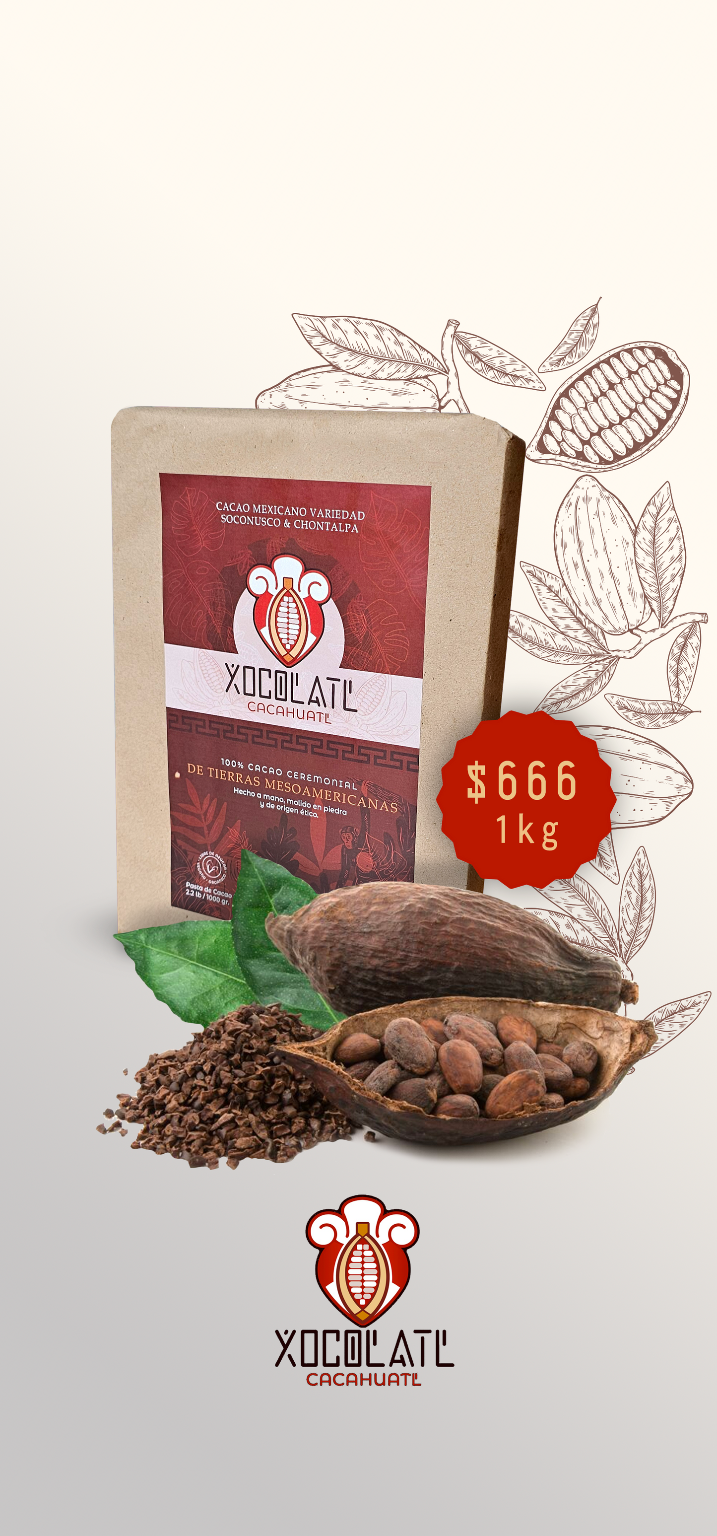Cacao Ancestral 1kilogramo